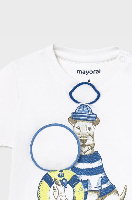 Mayoral - Tricou copii 1007.3G.BABY alb