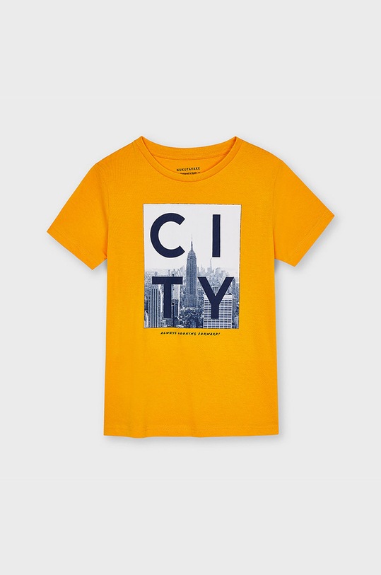 Mayoral - Tricou copii portocaliu 6093.7G.JUNIOR