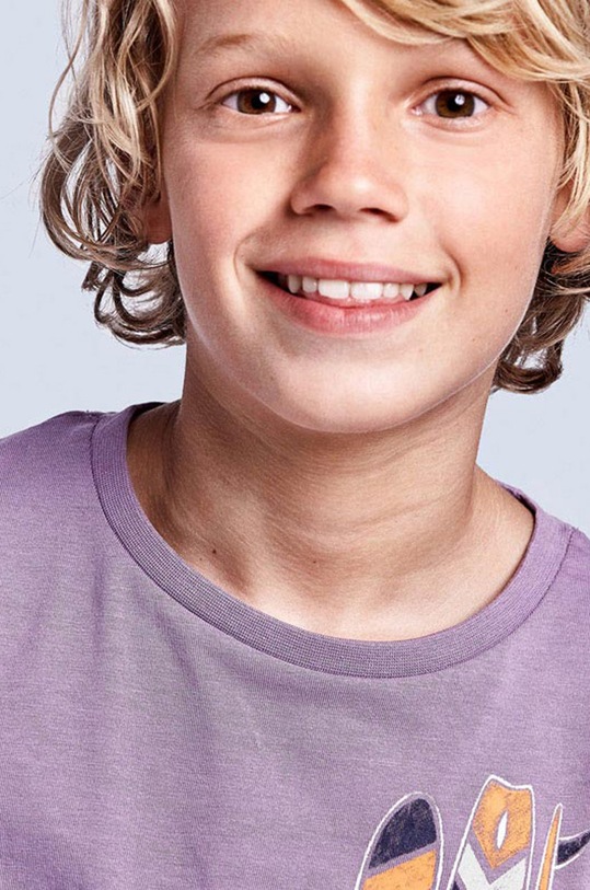 Mayoral - Tricou copii 6095.7G.JUNIOR violet SS21