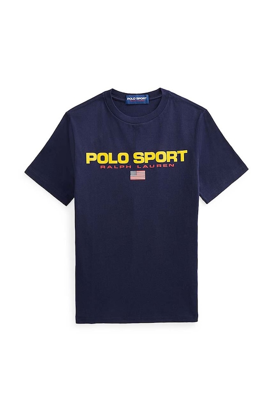 Polo Ralph Lauren T-shirt dziecięcy 323837629001 nadruk granatowy 323837629001