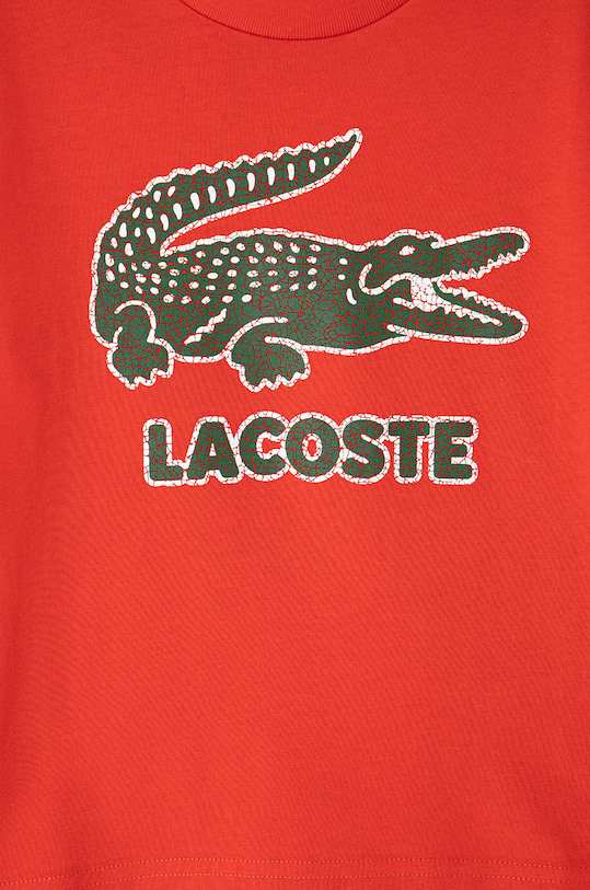 Chłopiec Lacoste T-shirt dziecięcy TJ1965 TJ1965 czerwony