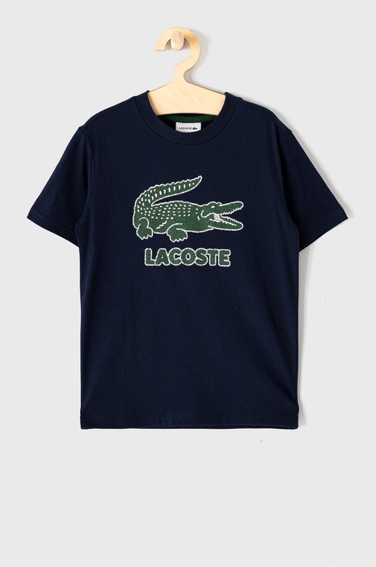 Lacoste T-shirt dziecięcy TJ1965 nadruk granatowy TJ1965