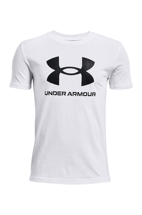 Under Armour t-shirt dziecięcy 122-170 cm nadruk biały 1363282