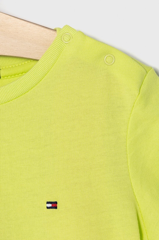 Dětské tričko Tommy Hilfiger KB0KB06130.4891 zelená SS21