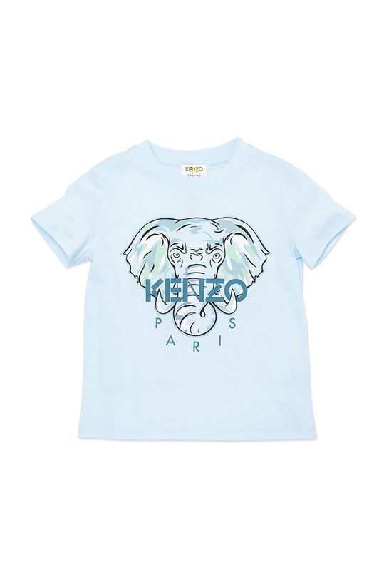 Kenzo Kids T-shirt dziecięcy nadruk niebieski K25119.86.116