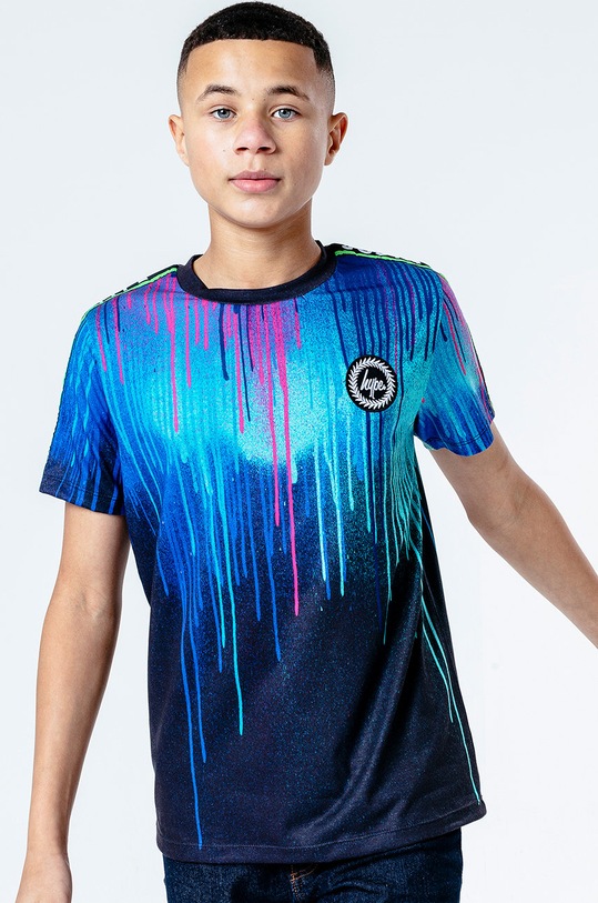 Detské tričko Hype NEON DRIPS s elastanom viacfarebná YWF.363