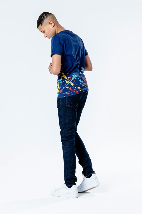 Chłopiec Hype T-shirt dziecięcy NAVY SPLAT YWF.364 granatowy