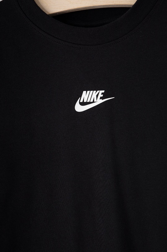 Nike Kids T-shirt dziecięcy DD4012 czarny SS21