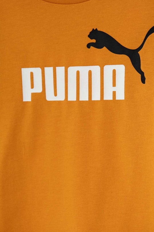 Chlapec Detské bavlnené tričko Puma 586985 oranžová