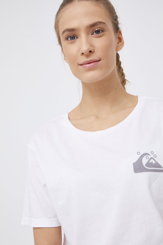 Ρούχα Quiksilver - Μπλουζάκι EQWZT03028 λευκό