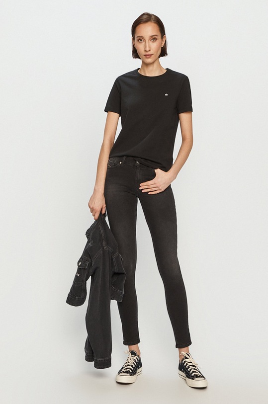Calvin Klein - T-shirt K20K202021.4891 czarny SS21