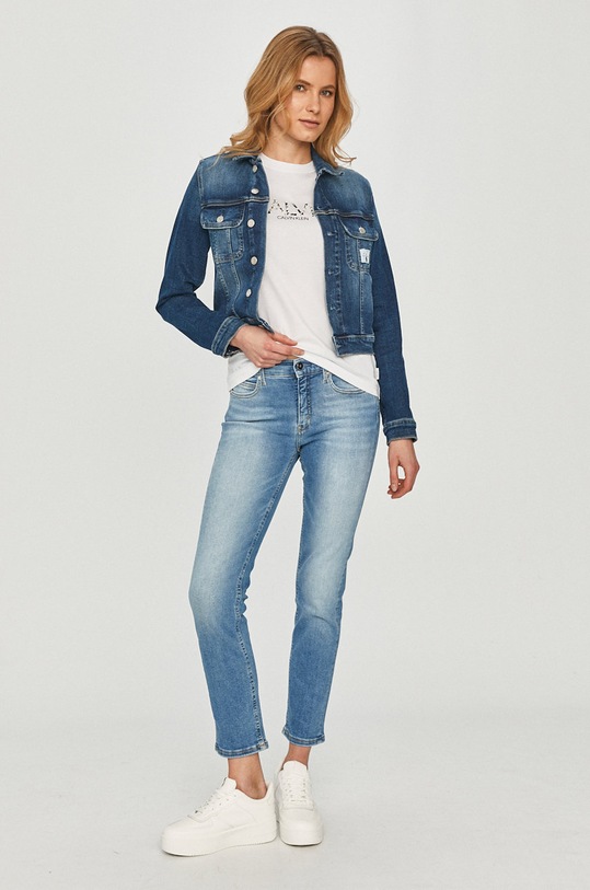 Calvin Klein - Tričko K20K201861.4891 biela SS21