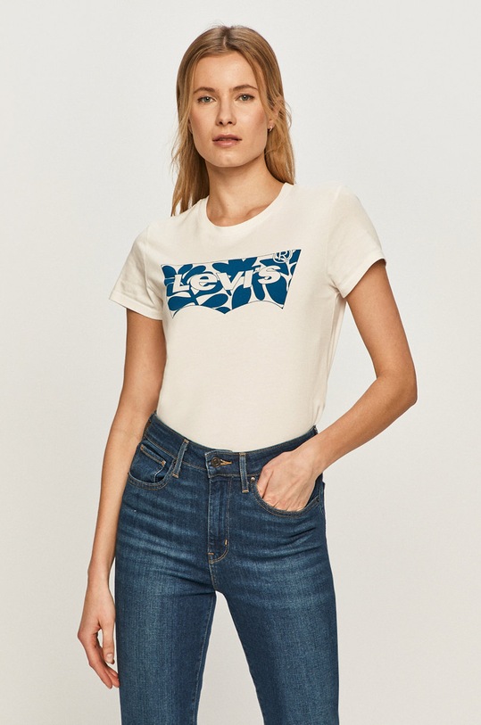 Levi's - Majica print bijela 17369.1257
