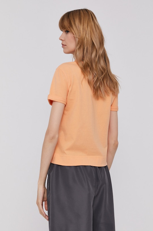 Odzież Calvin Klein Jeans T-shirt J20J215614.4891 J20J215614.4891 pomarańczowy
