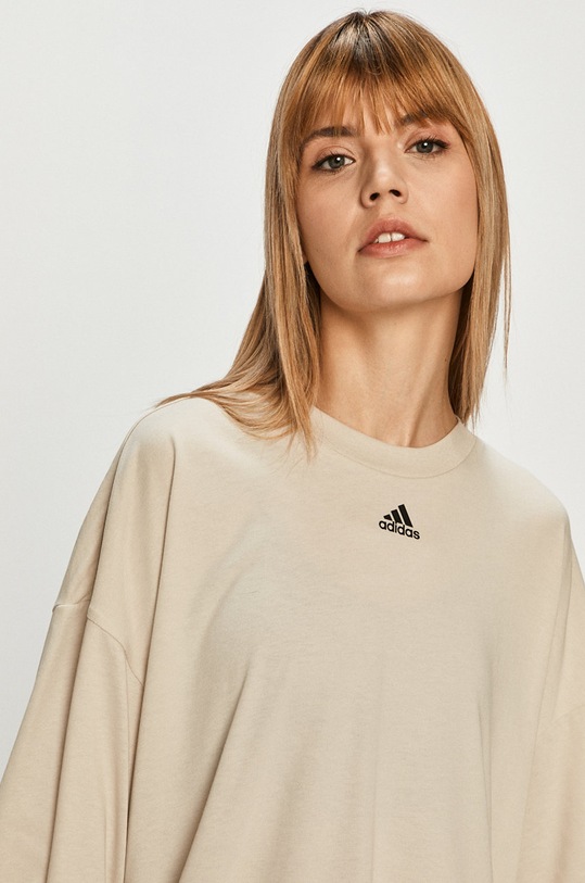 adidas Performance - Tričko H47489 béžová H47489