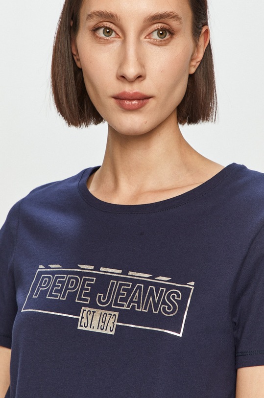 Pepe Jeans - T-shirt Betty granatowy PL504815.583