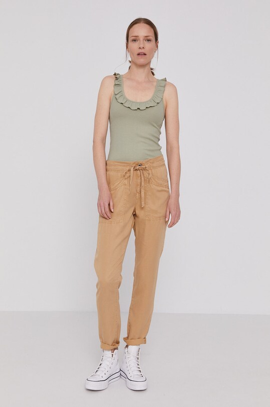 Top Pepe Jeans Dorina PL504850.701 zelená SS21
