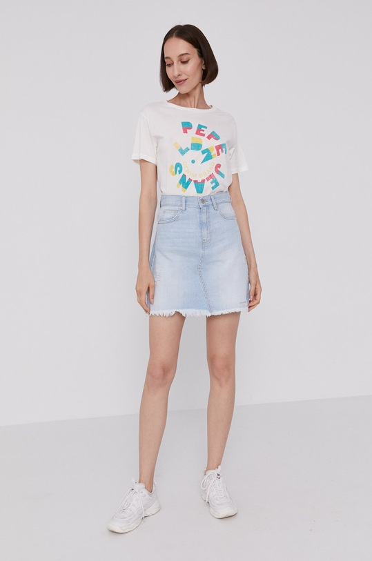 Pepe Jeans T-shirt DREE PL504852.803 beżowy SS21