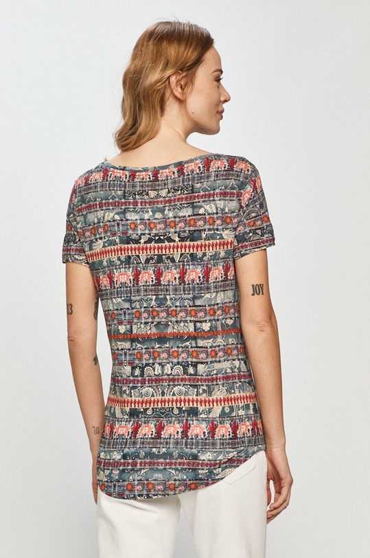 Oblečení Desigual - Tričko 21SWTK74 modrá