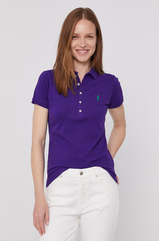 Polo Ralph Lauren - Tričko s elastanom fialová 211505654060