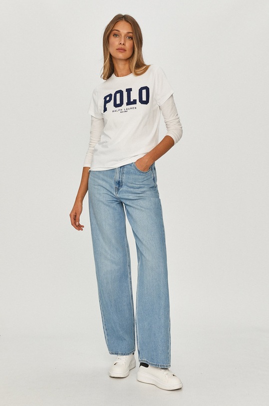 Polo Ralph Lauren - T-shirt 211827660001 211827660001 biały SS21