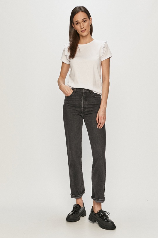 Vila - Tričko 14062069 bílá SS21