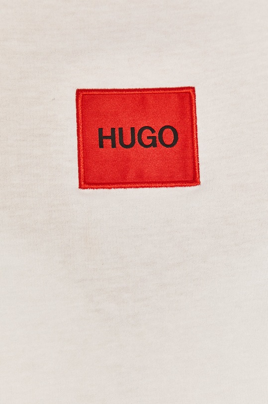 Bavlněné tričko Hugo 50456008 bílá