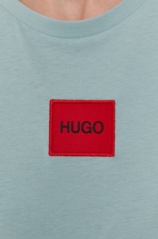 Bavlnené tričko Hugo 50456008 zelená