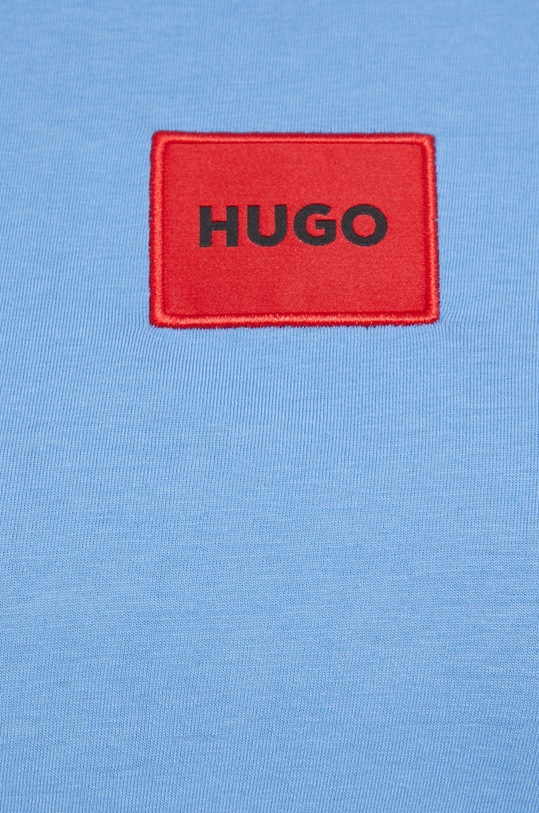 Bavlněné tričko HUGO 50456008 modrá