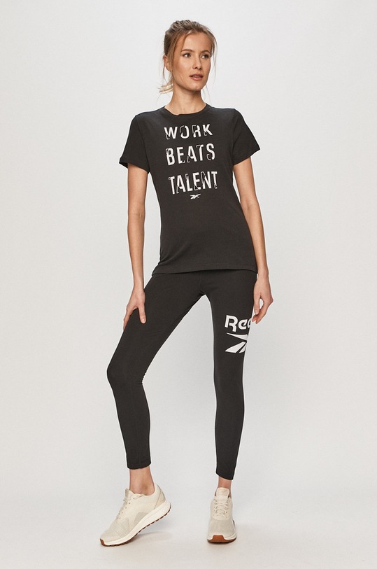 Reebok - Tričko GI6626 GI6626 čierna SS21