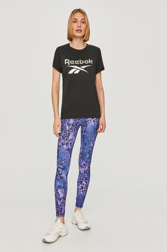 Reebok - T-shirt GU2573 GU2573 czarny SS21