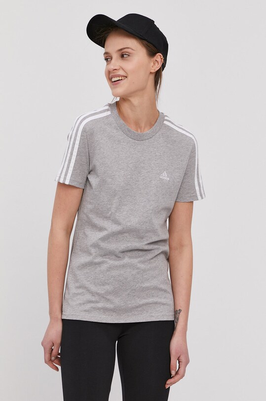 Футболка adidas GL0785 сірий SS21