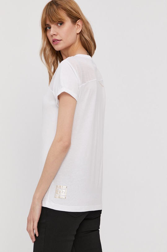 Oblečenie Tričko EA7 Emporio Armani 3KTT34.TJ4PZ biela