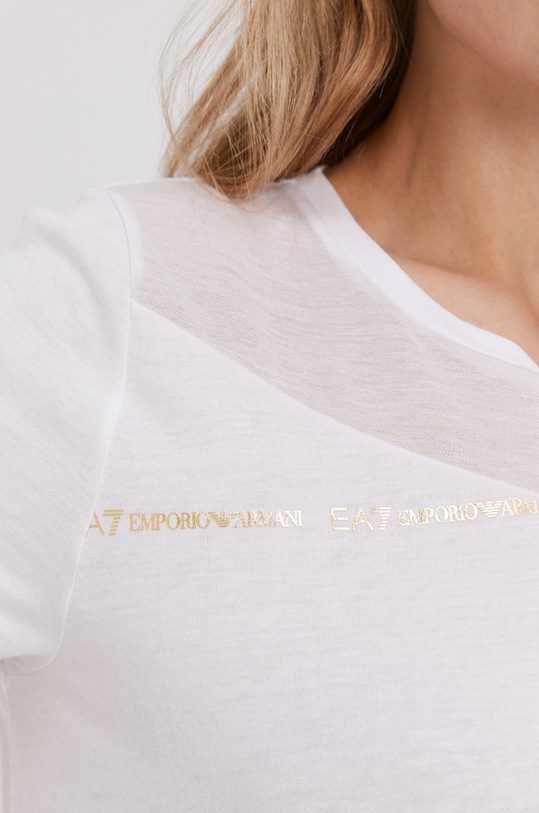 Tričko EA7 Emporio Armani biela 3KTT34.TJ4PZ