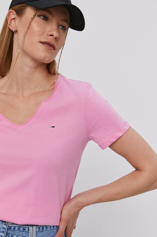 Tommy Jeans - Tričko fialová DW0DW09195.4891