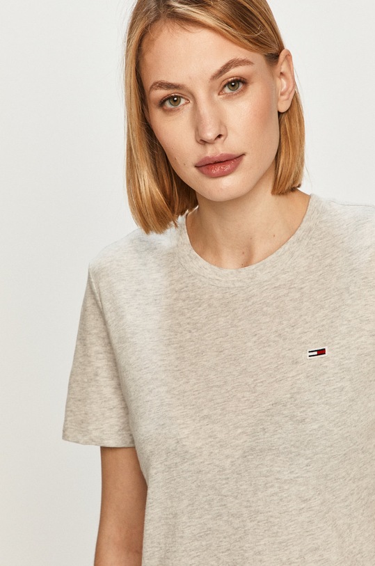 Tommy Jeans - Tričko sivá DW0DW09198.4891