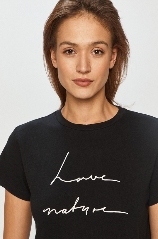Marc O'Polo - T-shirt nadruk czarny 102210051169