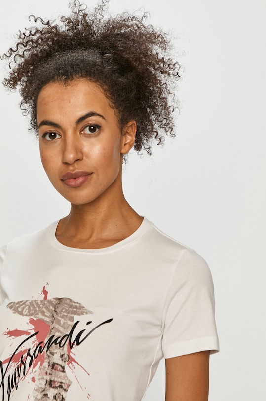 Tričko Trussardi Jeans bílá 56T00384.1T003608