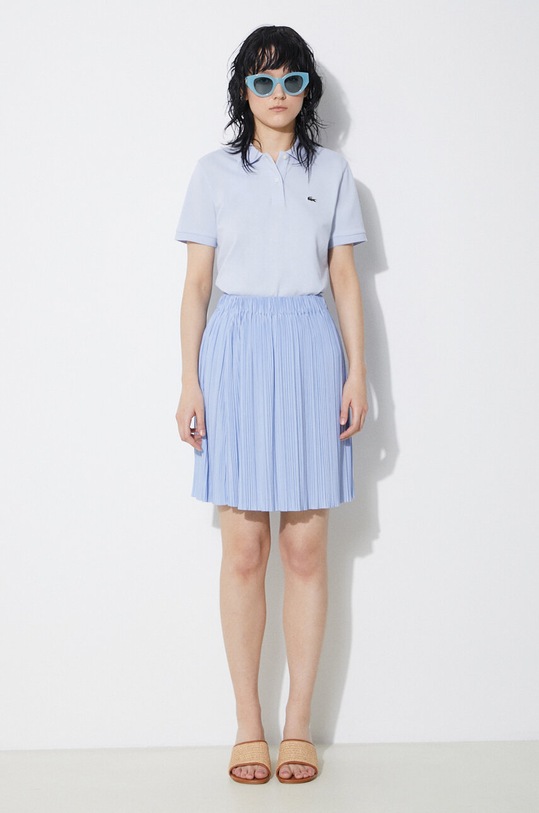 Lacoste t-shirt bawełniany PF7839 niebieski AW24