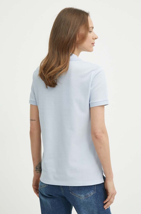 Oblečení Bavlněné tričko Lacoste PF7839 modrá