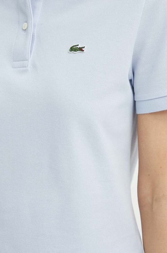 Bavlněné tričko Lacoste PF7839 modrá