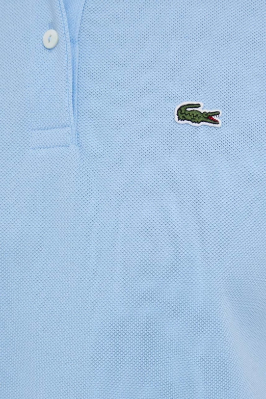 Хлопковая футболка Lacoste PF7839 голубой