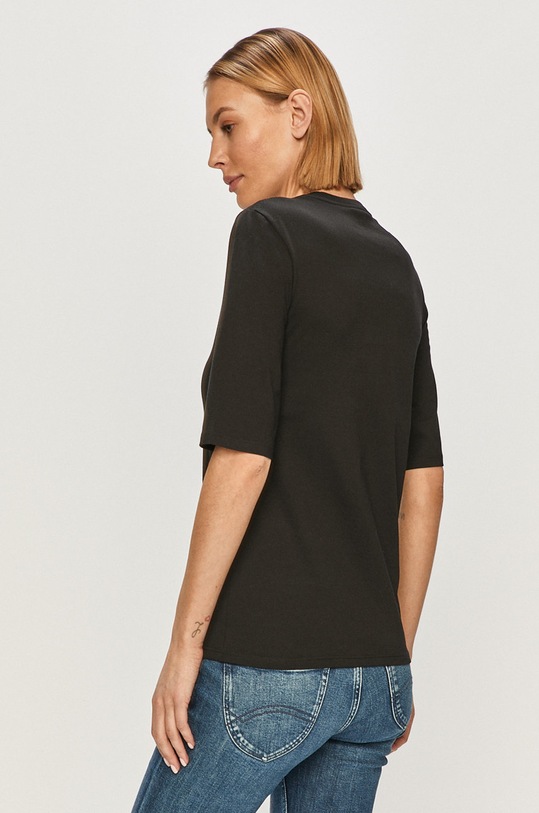 Odjeća Pamučna majica Lacoste TF9424 crna