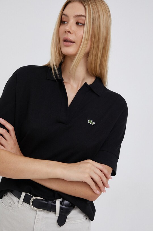 Lacoste tricou PF0504 negru