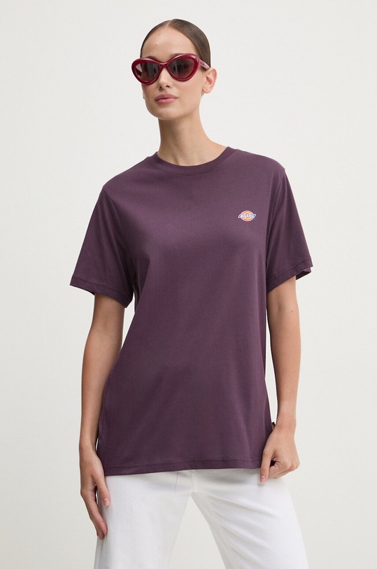 Футболка Dickies хлопок фиолетовой DK0A4XDABLK