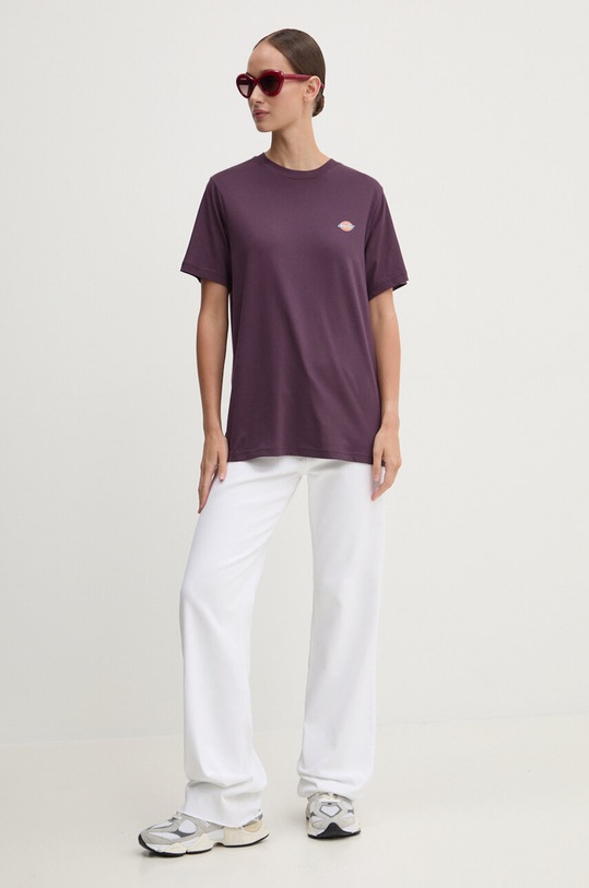 Футболка Dickies DK0A4XDABLK фиолетовой AW24