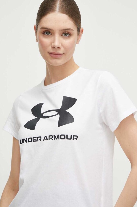Under Armour tricou alb 1356305