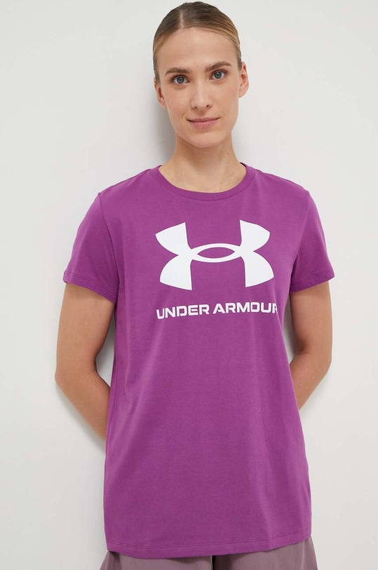 Tričko Under Armour fialová 1356305