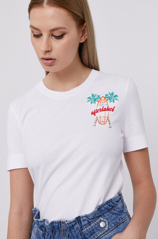 After Label Tricou alb AL260.J1/R1