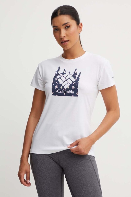Columbia t-shirt sportowy Sun Trek Sun Trek biały 1931753